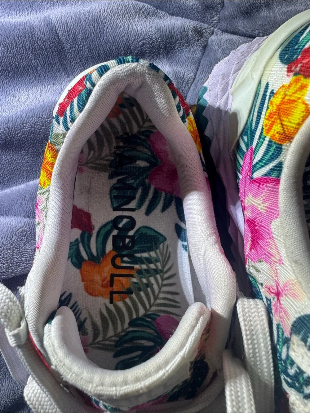 NOBULL White Floral Women's Sneakers